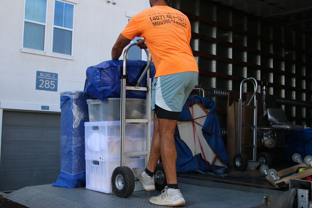 Mover with a dolly